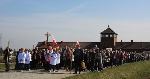 Droga Krzyżowa w KL Auschwitz-Birkenau