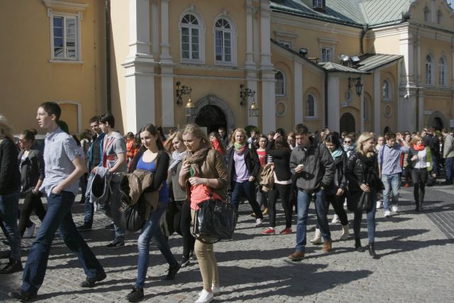 Pielgrzymka maturzystów na Jasną Górę