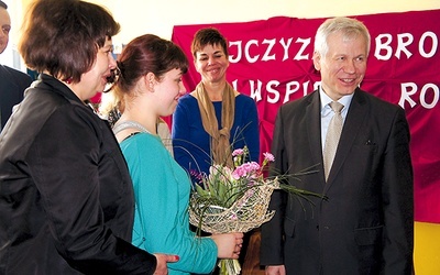 Tegorocznym gościem podczas rekolekcji w gimnazjum w Żelaznej był Marek Jurek 