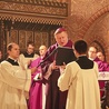  Posługi lektoratu udzielił alumnom biskup pomocniczy archidiecezji gdańskiej Wiesław Szlachetka