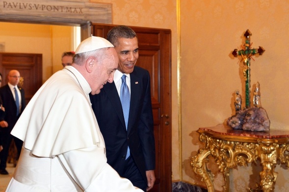 Obama u Franciszka