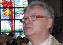 Ks. prał. Marek Smogorzewski był jednym z odpowiedzialnych za przygotowanie wizyty Jana Pawła II w Płocku w 1991 roku