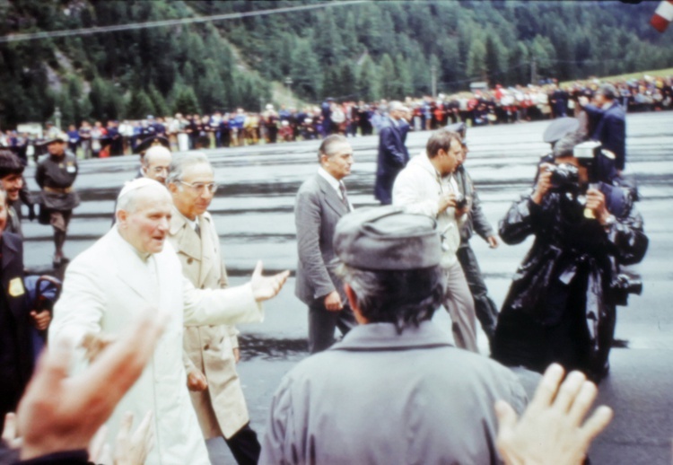 Jan Paweł II w Dolomitach w 1979 r.