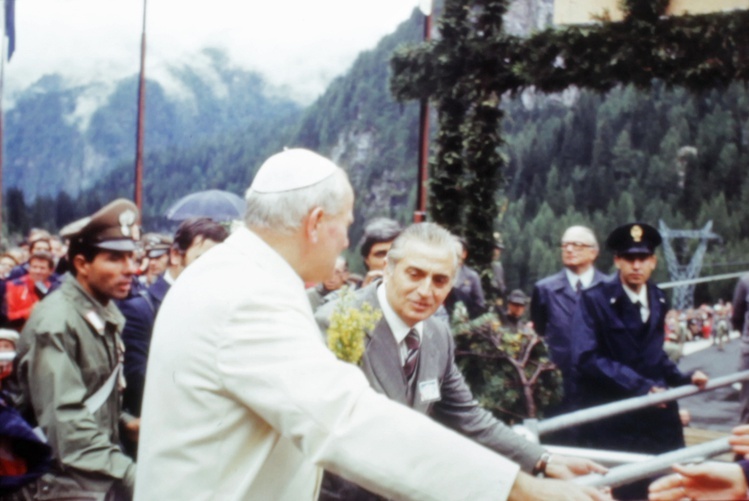 Jan Paweł II w Dolomitach w 1979 r.