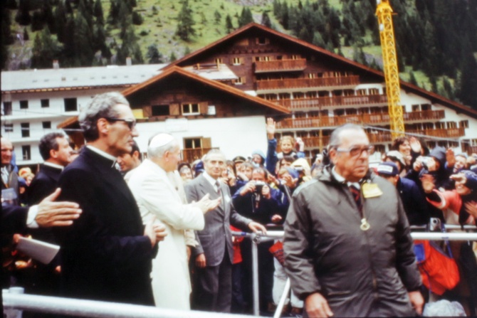 Jan Paweł II w Dolomitach w 1979 r.