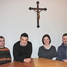 Ci, których „Alfa” wciągnęła na dobre – od lewej: Sławomir Grabski, Michał Buszydlik, Anna Wolas i Jarosław Gewinner