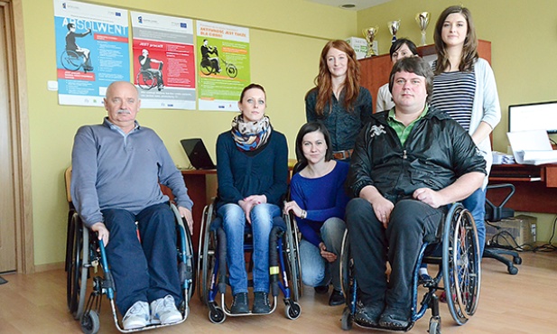 Zespół Fundacji chce pomagać niepełnosprawnym w różnych dziedzinach życia