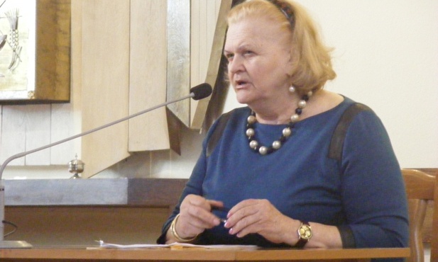 Prof. Mira Modelska-Creech wystąpiła ze swoim wykładem w Żyrardowie