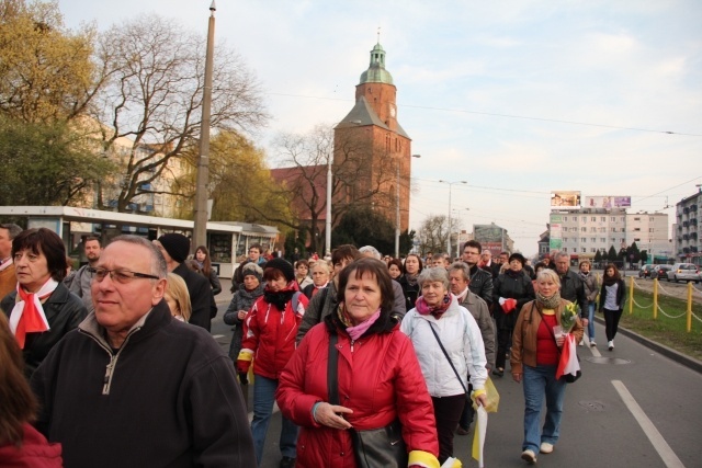 Biały Marsz w Gorzowie Wlkp.