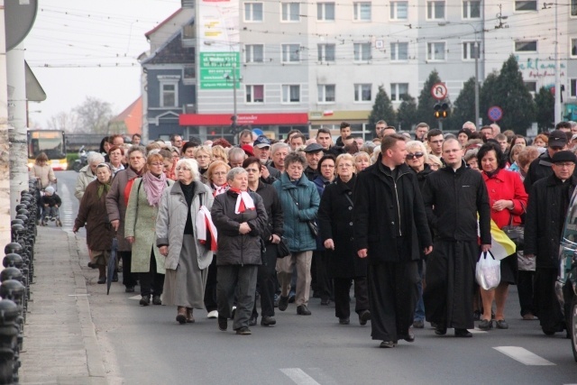 Biały Marsz w Gorzowie Wlkp.