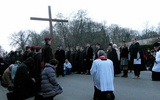 Wielkopostne nabożeństwo poprowadzono ulicami Ciechanowa, od kościoła poaugustiańskiego do pomnika Jana Pawła II na Farskiej Górze