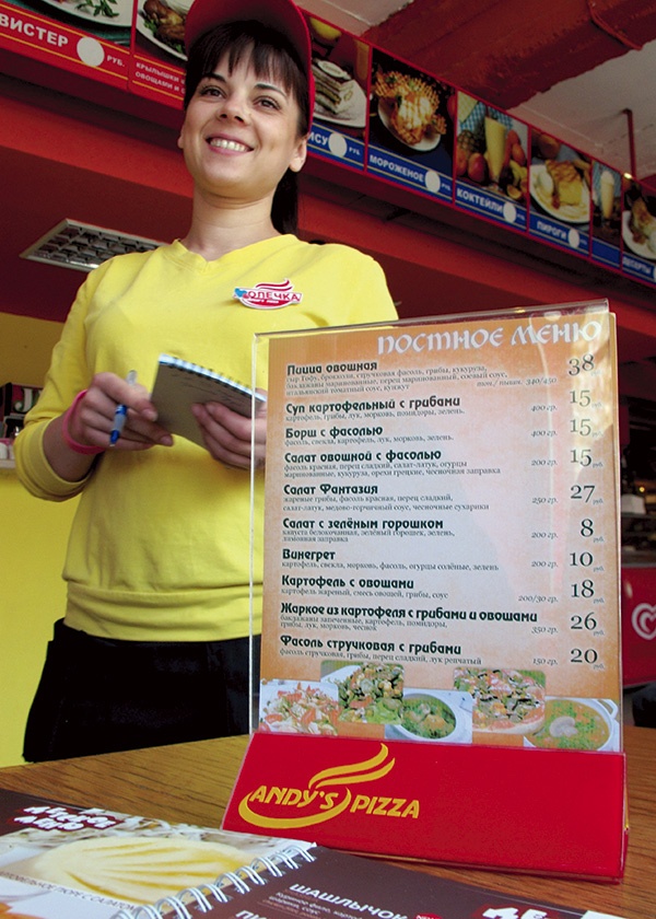 W naddniestrzańskiej restauracji na dzień dobry słyszymy: „A tu mamy menu postne” 