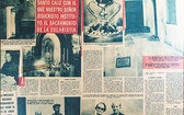 Fotoreportaż w hiszpańskim tygodniku „Digame” z marca 1970 r., przedstawiający uratowanie Graala w 1937 r.  i ukrycie go w Carlet
