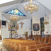 Odnowione wnętrze kościoła