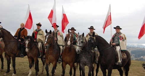 Banderia konna dla św. Jana Pawła II