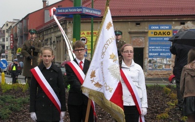 Uczniowie z Koniuszowej na uroczystości w Nowym Sączu