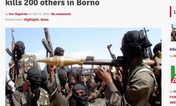 Boko Haram dokonała masakry 200 osób