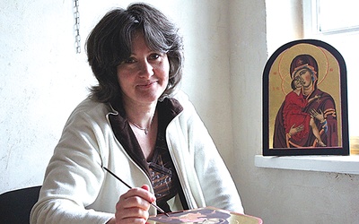  Katarzyna Kobuszewska popularyzuje sztukę pisania ikon 