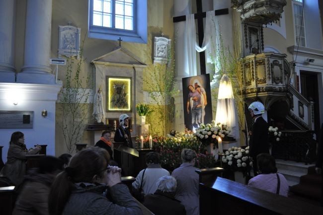 Opinogóra. Grób Pański w parafii św. Zygmunta