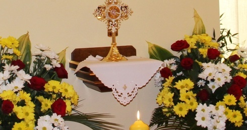 Modlitewne czuwania odbęda się przy relikwiach bł. Jana Pawła II. Na zdjęciu: relikwiarz z kaplicy Domu Księży Emerytów w Bielsku-Białej