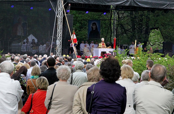 Dziękczynienie w parku Moczydło