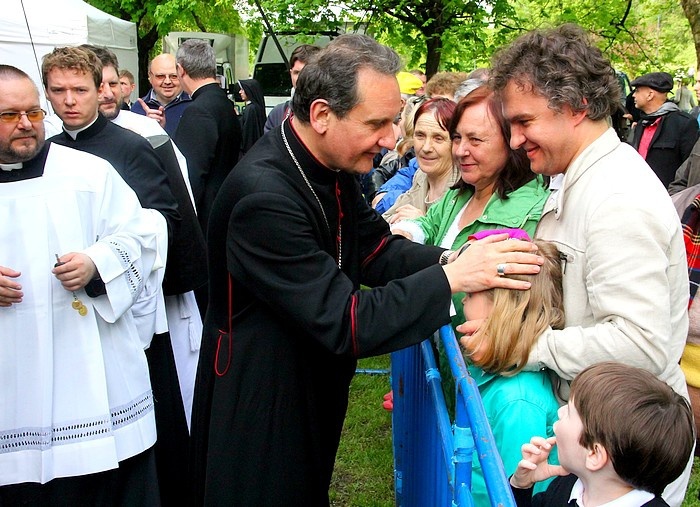 Dziękczynienie w parku Moczydło