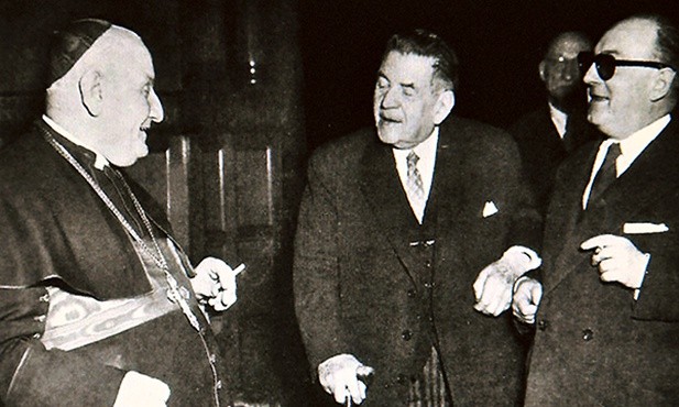 Kard. Angelo Roncalli, późniejszy Jan XXIII, niedawno kanonizowany święty