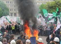 Górnicza manifestacja