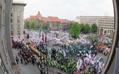 Demonstracja górników