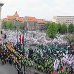 Demonstracja górników