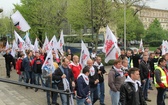 Demonstracja górników