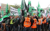 Demonstracja górników