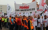 Demonstracja górników