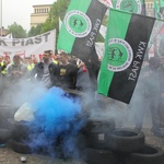 Demonstracja górników