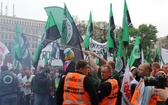 Demonstracja górników