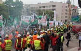 Demonstracja górników