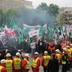 Demonstracja górników