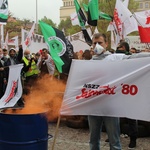 Demonstracja górników