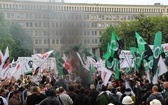 Demonstracja górników