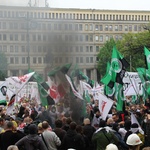 Demonstracja górników