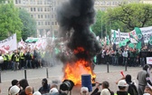 Demonstracja górników