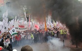 Demonstracja górników