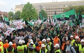 Demonstracja górników