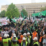 Demonstracja górników