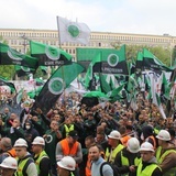 Demonstracja górników