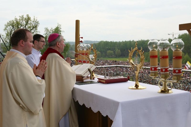 Łagiewniki podczas kanonizacji