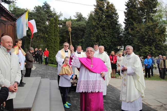 Poświęcenie pomnika św. Jana Pawła II