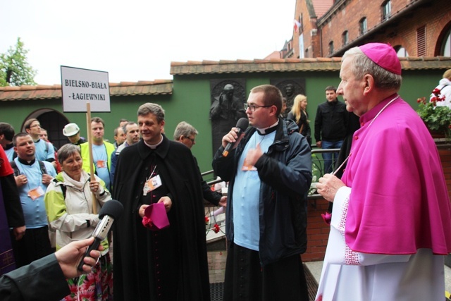 Powitanie w sanktuarium Bożego Miłosierdzia