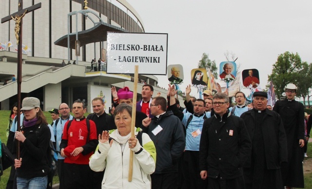 Powitanie w sanktuarium Bożego Miłosierdzia