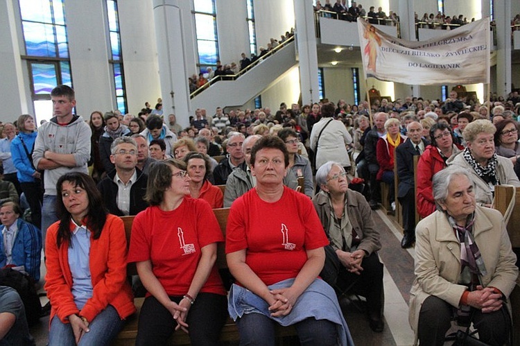 Msza św. pielgrzymów w łagiewnickim sanktuarium